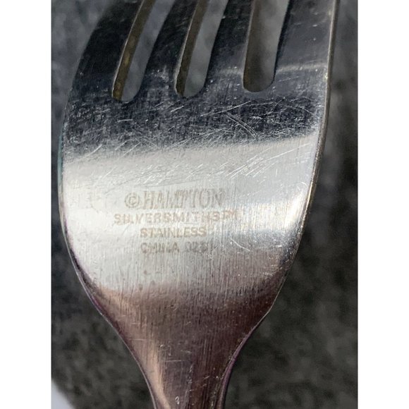 Hampton Bristo Pattern Forged Heavy Stainless Steel Salad Fork 7" - Picture 4 of 5